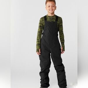 REI Timber Mountain Snow Bib Overalls pant XXS (4-5) Black